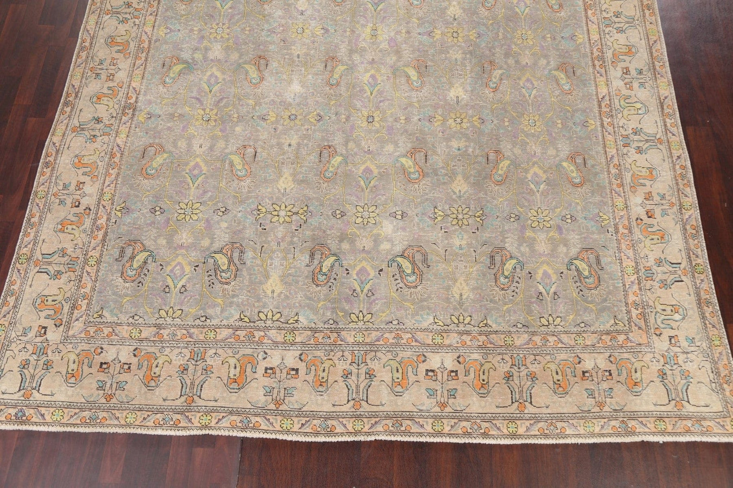 Floral Tabriz Persian Area Rug 10x13