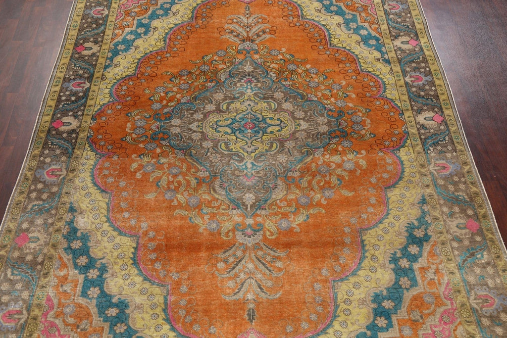 Floral Tabriz Persian Area Rug 10x13