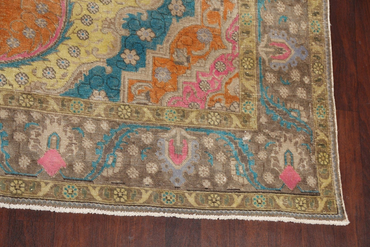 Floral Tabriz Persian Area Rug 10x13