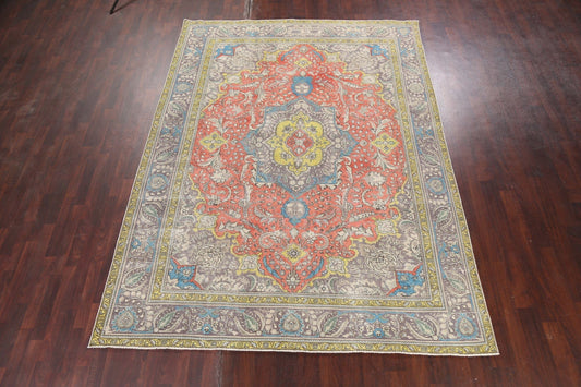 Floral Tabriz Persian Area Rug 8x11