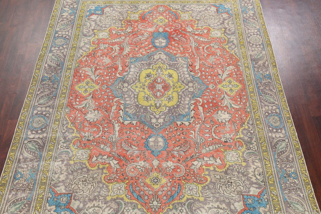 Floral Tabriz Persian Area Rug 8x11