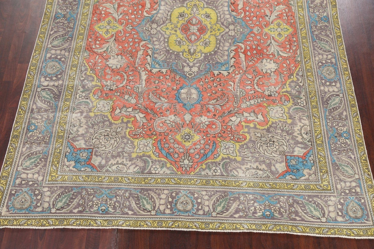 Floral Tabriz Persian Area Rug 8x11