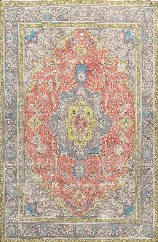 Floral Tabriz Persian Area Rug 8x11