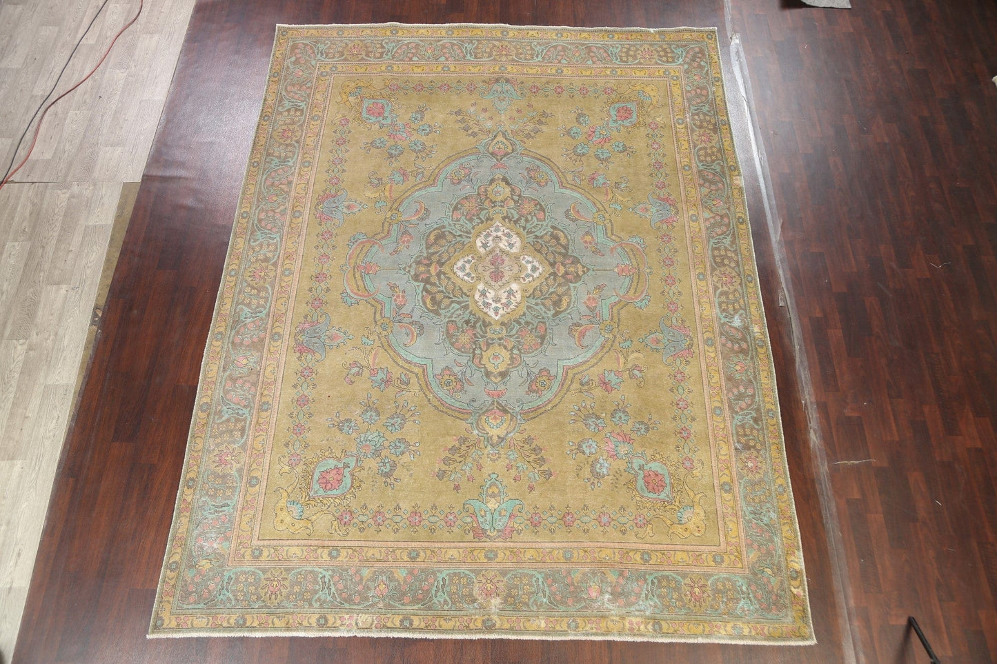 Floral Tabriz Persian Area Rug 10x13