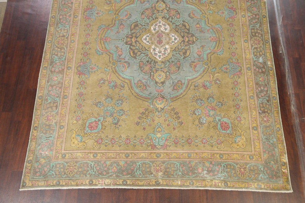 Floral Tabriz Persian Area Rug 10x13