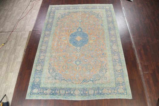 Floral Kashan Persian Area Rug 9x13