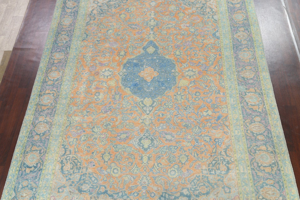 Floral Kashan Persian Area Rug 9x13