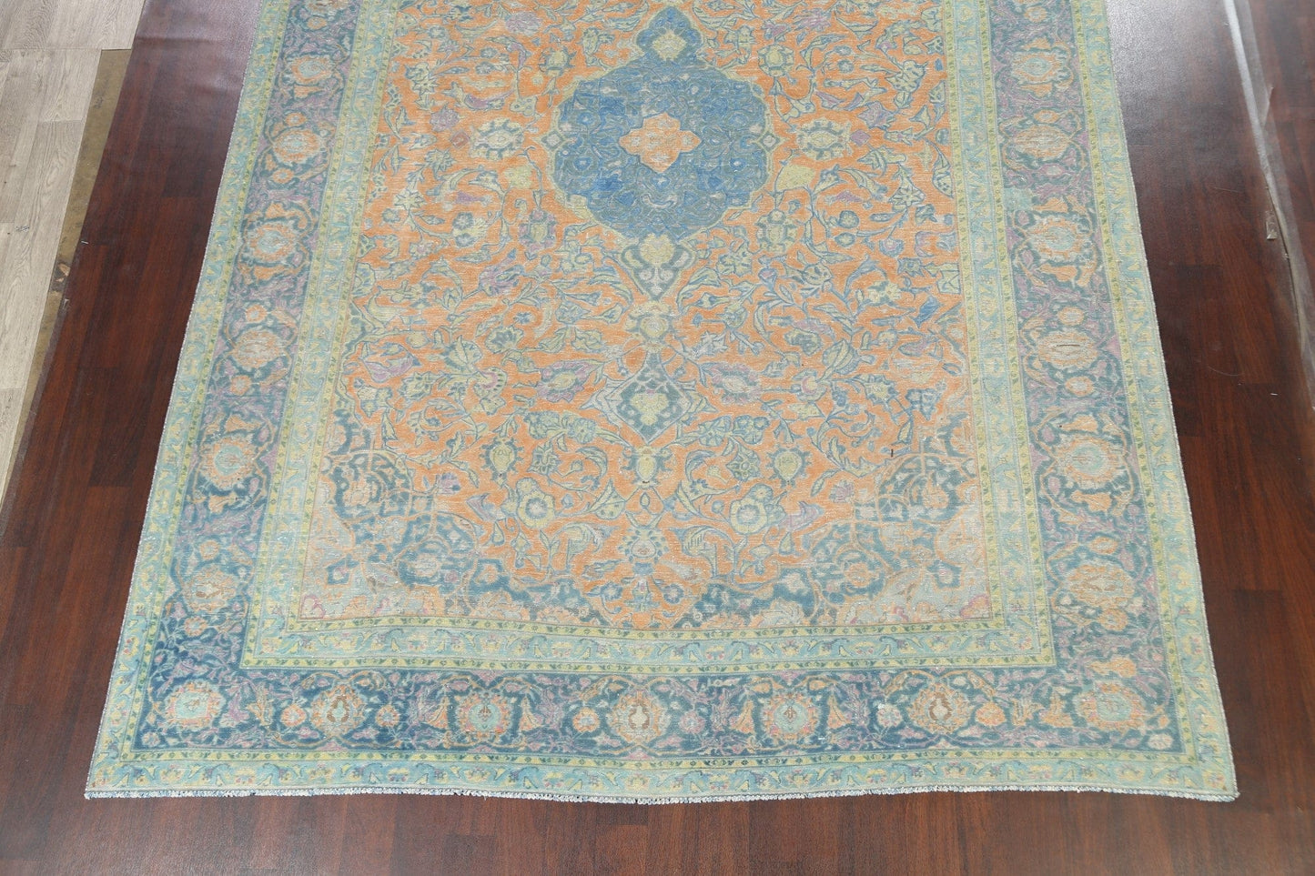 Floral Kashan Persian Area Rug 9x13