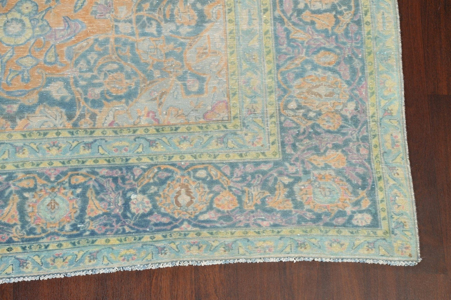 Floral Kashan Persian Area Rug 9x13