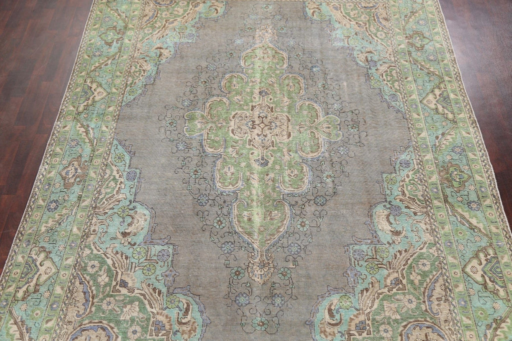 Floral Tabriz Persian Area Rug 9x13