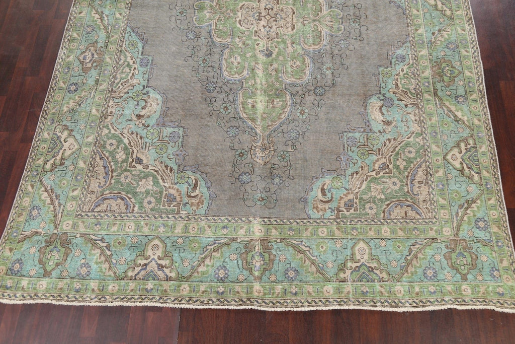 Floral Tabriz Persian Area Rug 9x13