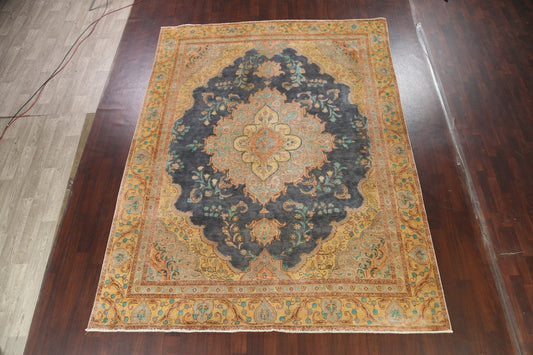 Floral Tabriz Persian Area Rug 9x12