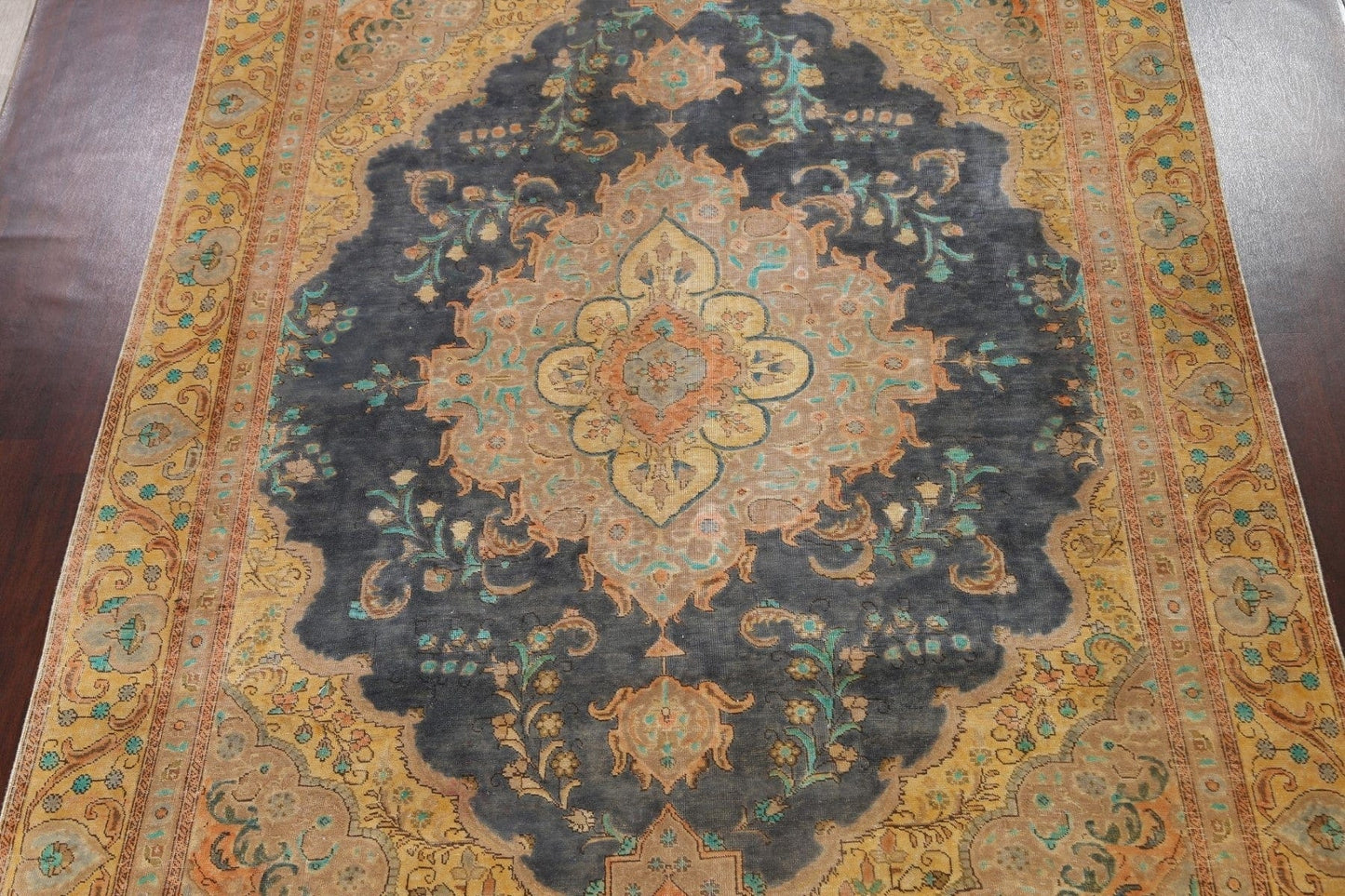 Floral Tabriz Persian Area Rug 9x12