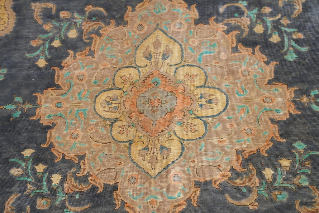 Floral Tabriz Persian Area Rug 9x12