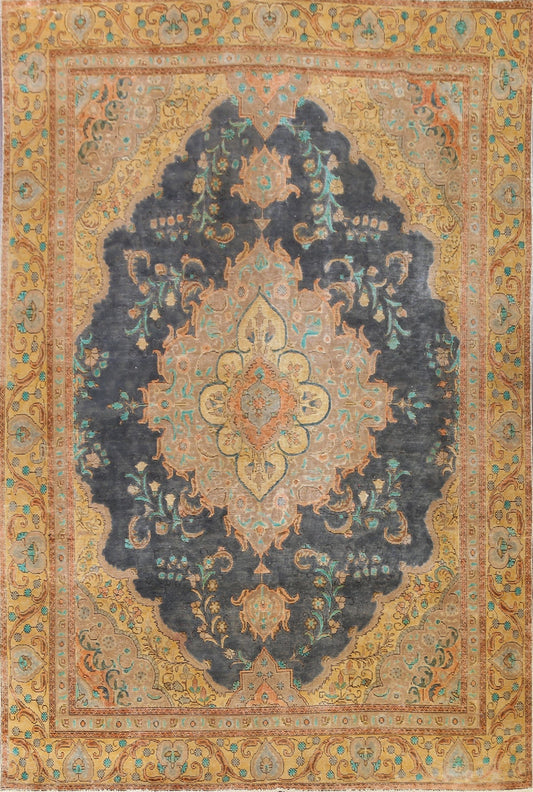 Floral Tabriz Persian Area Rug 9x12