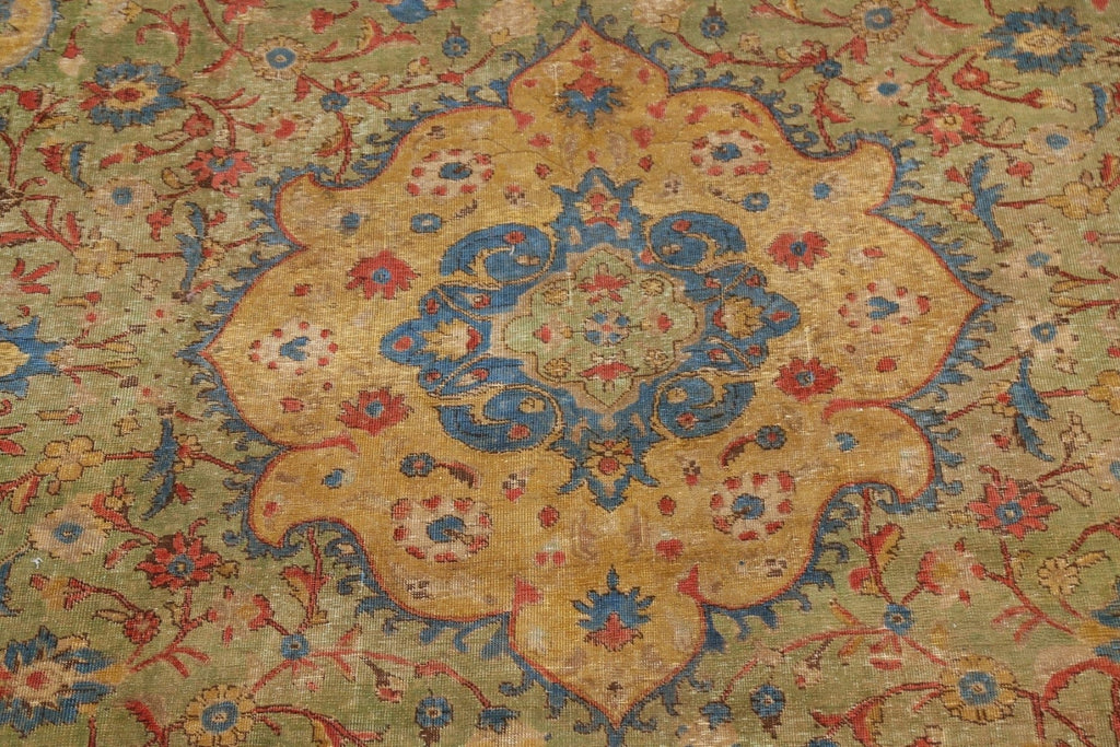 Floral Tabriz Persian Area Rug 10x13