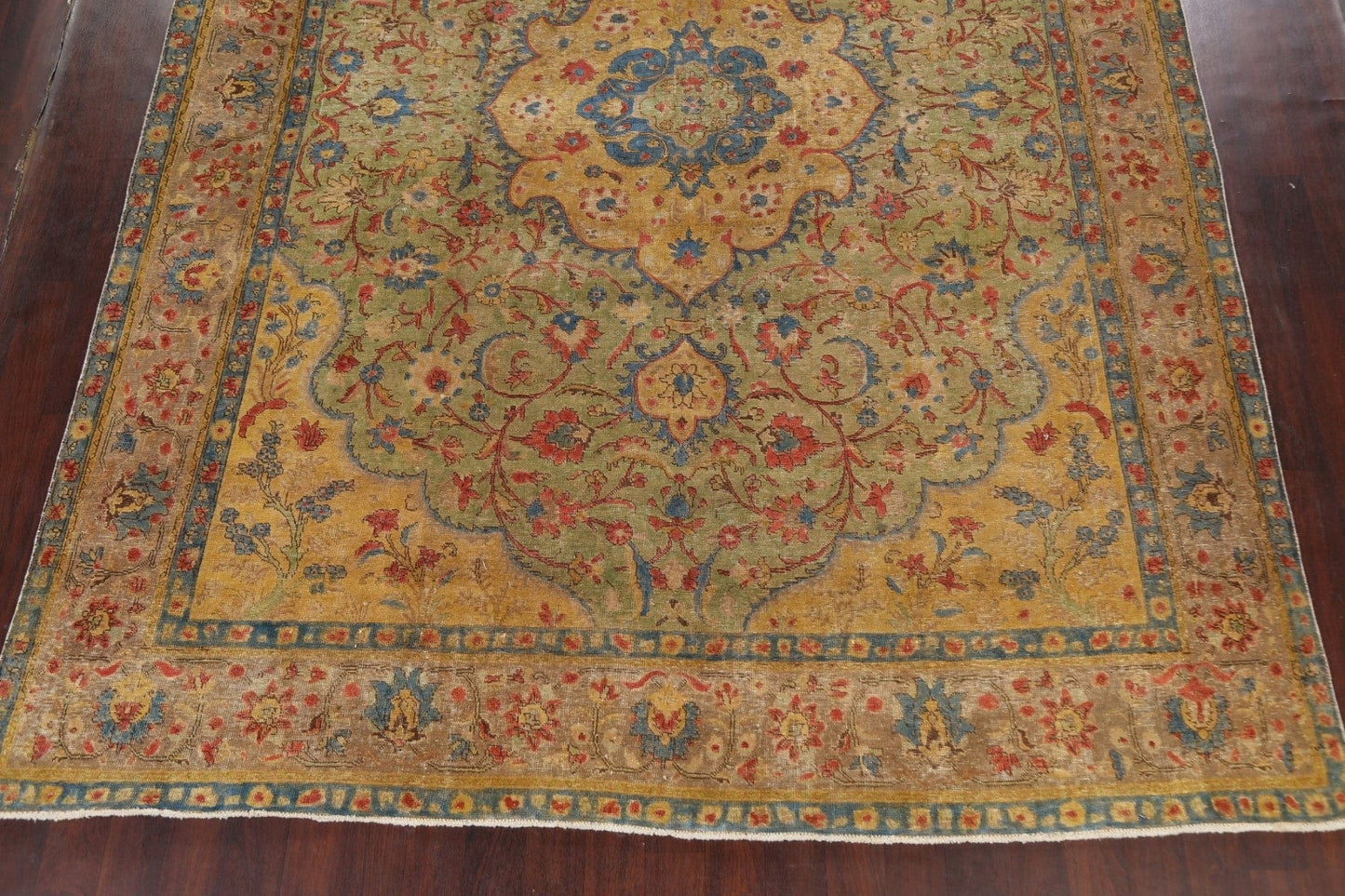 Floral Tabriz Persian Area Rug 10x13