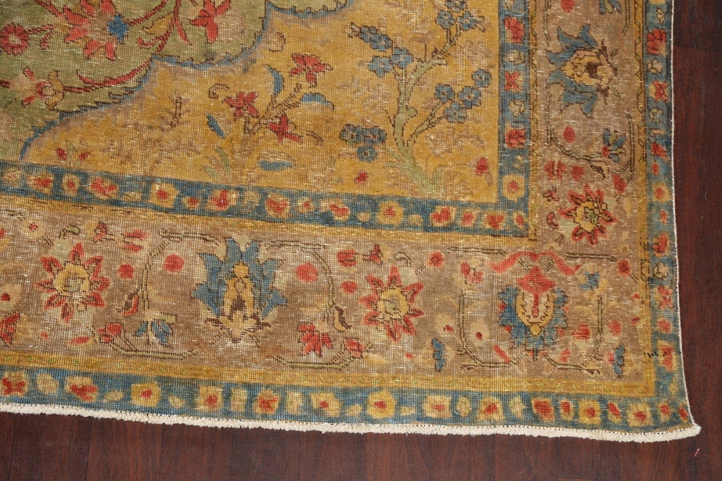 Floral Tabriz Persian Area Rug 10x13