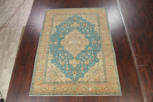 Geometric Tabriz Persian Area Rug 8x11