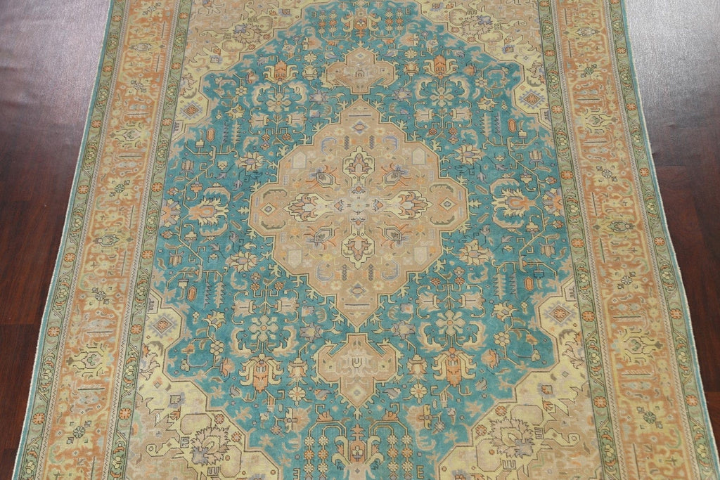 Geometric Tabriz Persian Area Rug 8x11