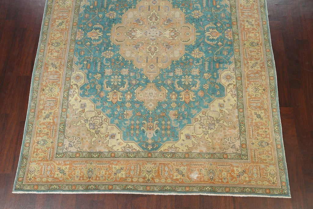 Geometric Tabriz Persian Area Rug 8x11