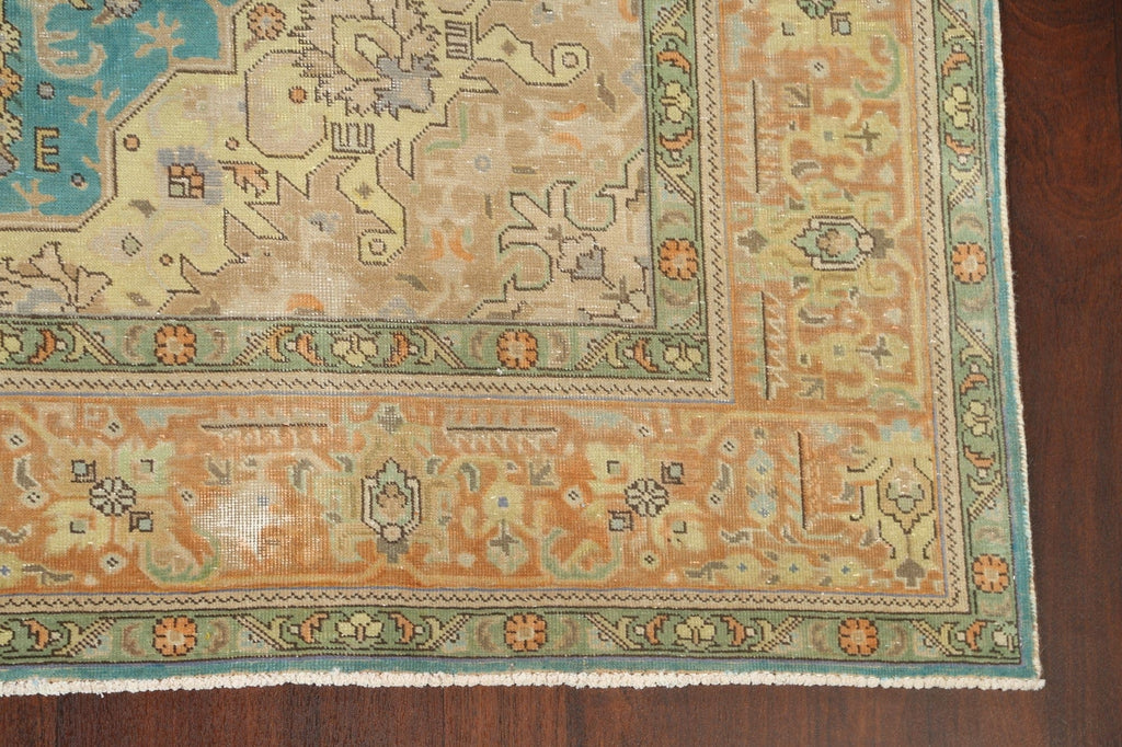 Geometric Tabriz Persian Area Rug 8x11