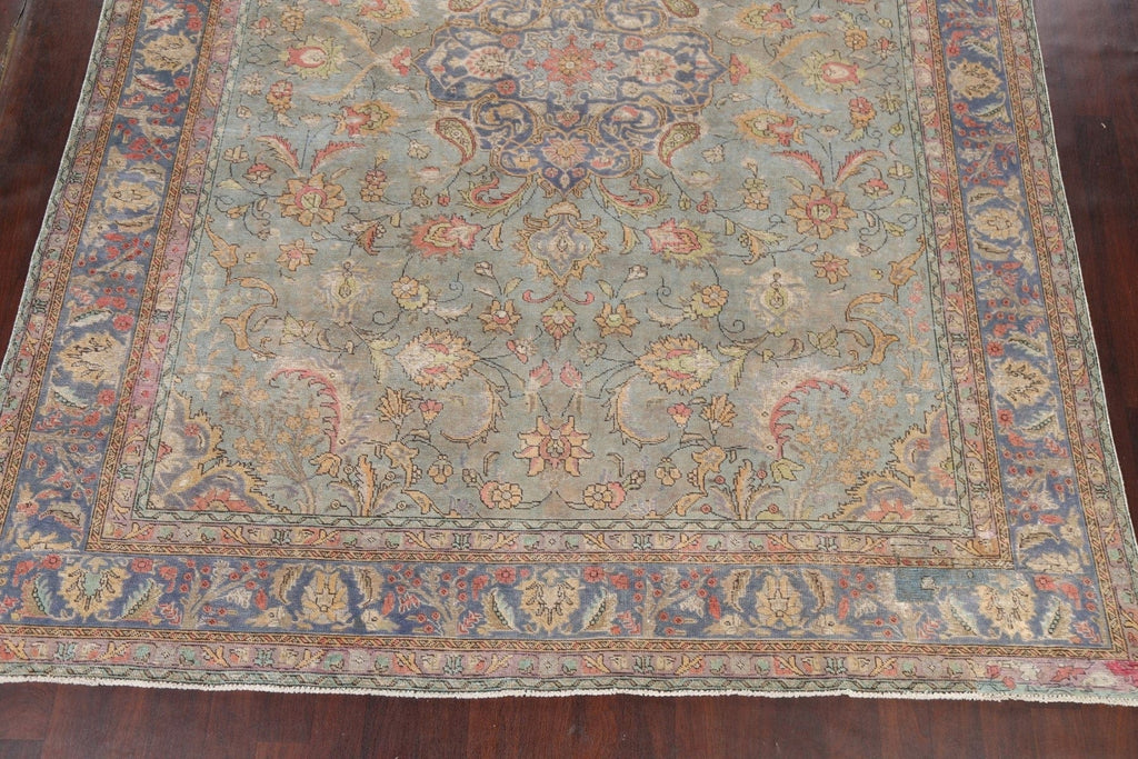 Floral Tabriz Persian Area Rug 10x13