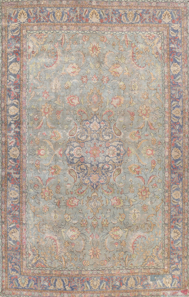 Floral Tabriz Persian Area Rug 10x13