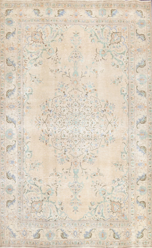 Floral Tabriz Persian Area Rug 7x10