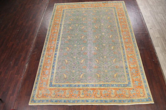 Floral Tabriz Persian Area Rug 9x13