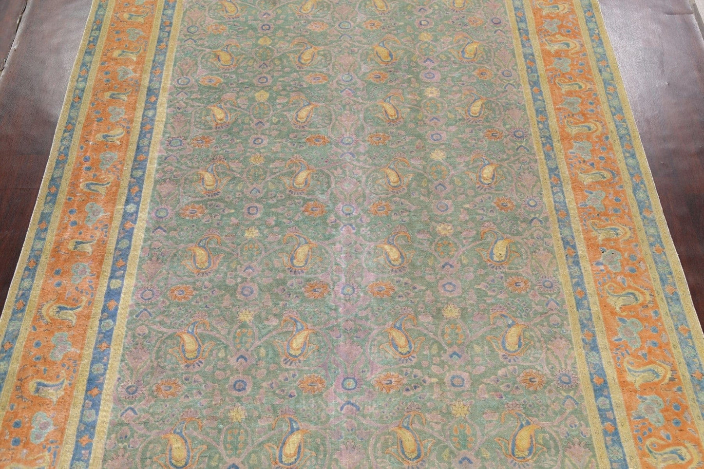 Floral Tabriz Persian Area Rug 9x13