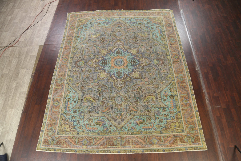 Geometric Tabriz Persian Area Rug 10x12