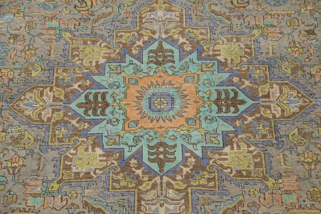 Geometric Tabriz Persian Area Rug 10x12