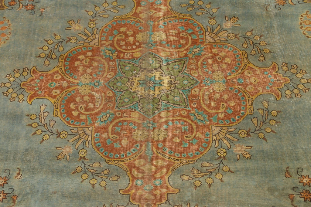 Floral Tabriz Persian Area Rug 10x13