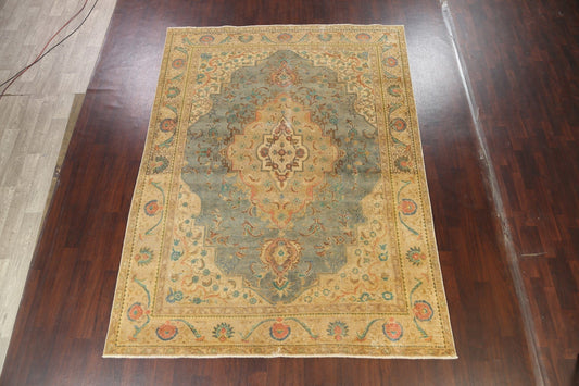 Floral Tabriz Persian Area Rug 8x11