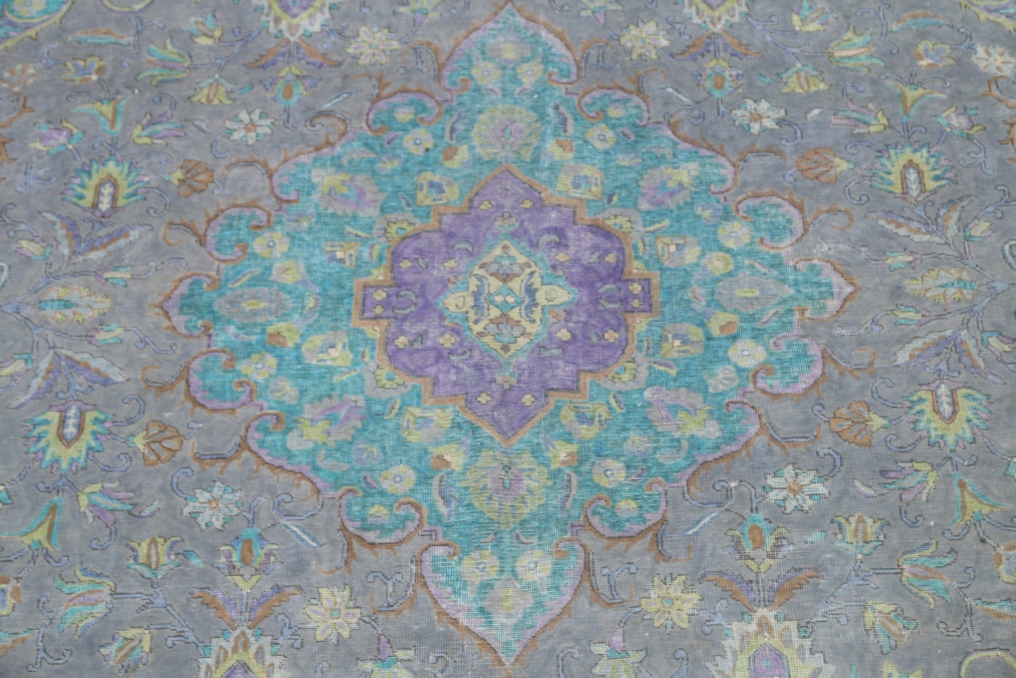 Floral Tabriz Persian Area Rug 10x13