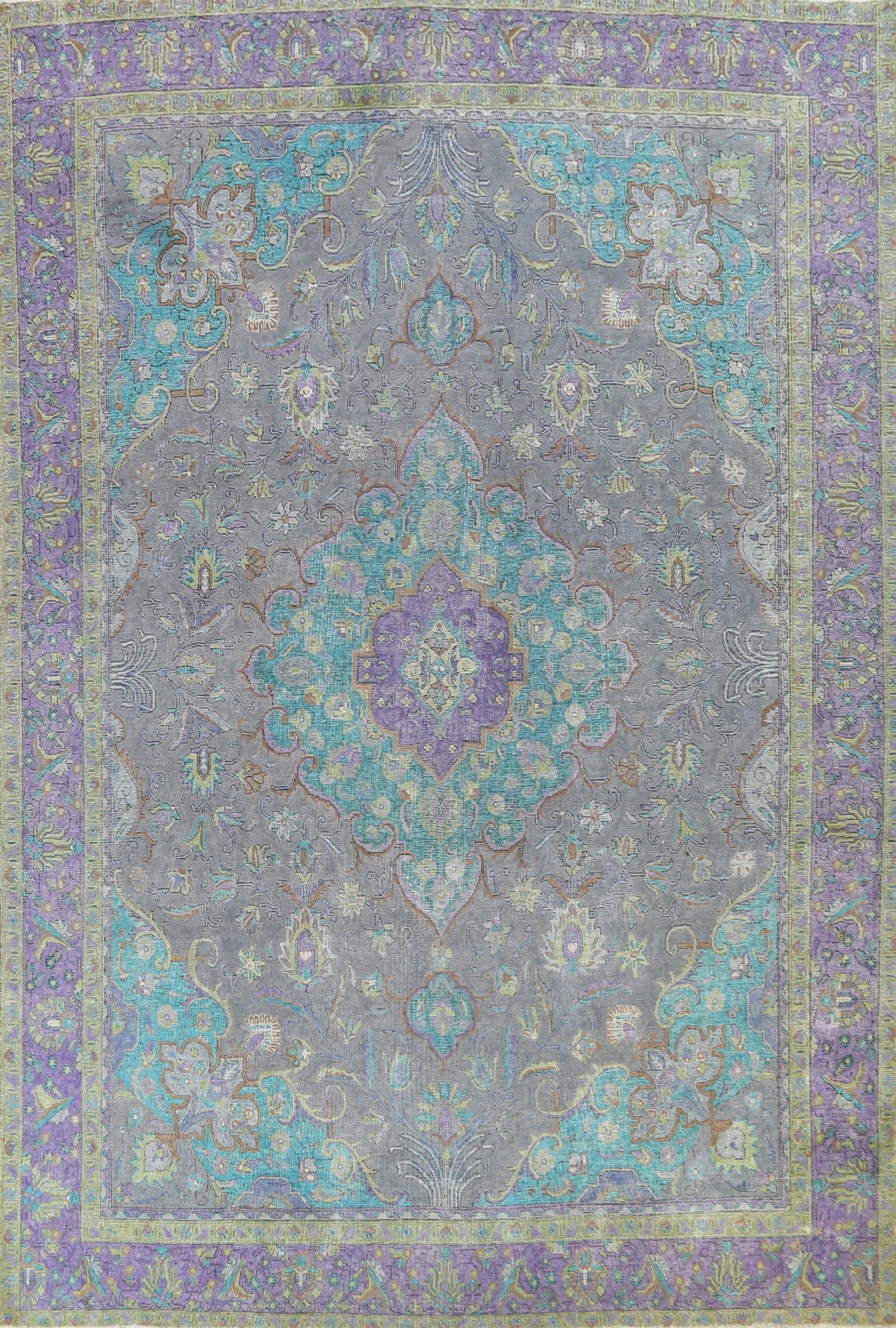 Floral Tabriz Persian Area Rug 10x13