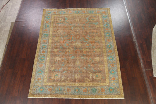 Floral Tabriz Persian Area Rug 7x10