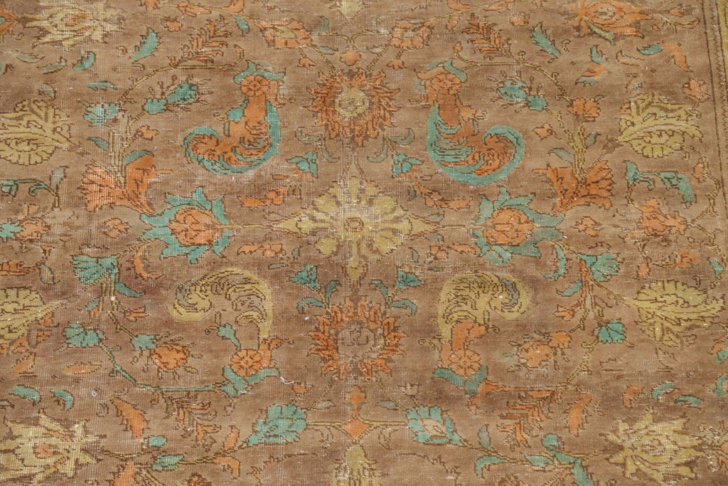 Floral Tabriz Persian Area Rug 7x10