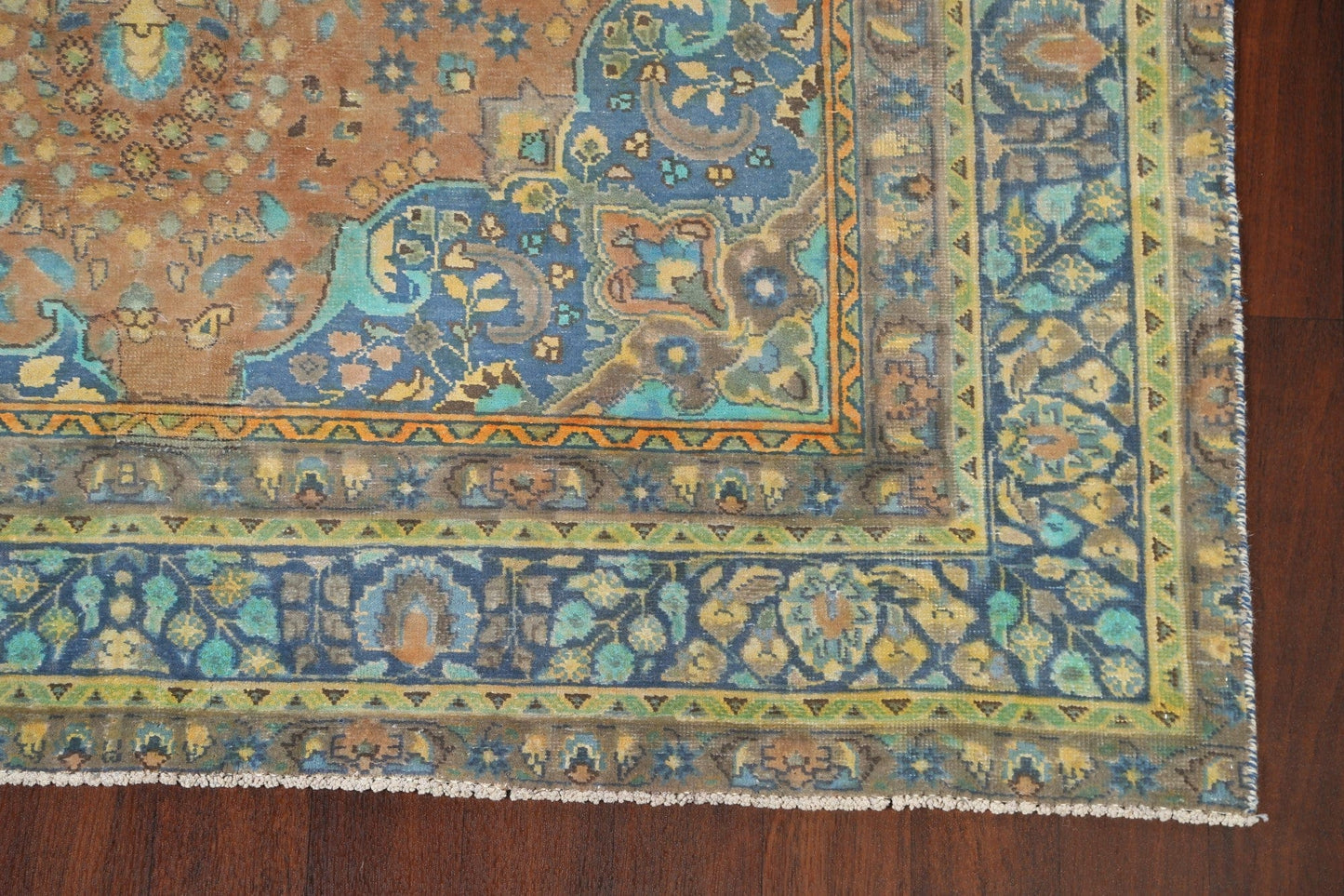 Floral Mashad Persian Area Rug 6x9