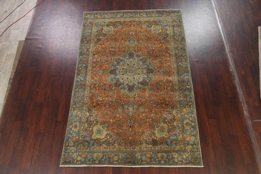 Floral Tabriz Persian Area Rug 6x10