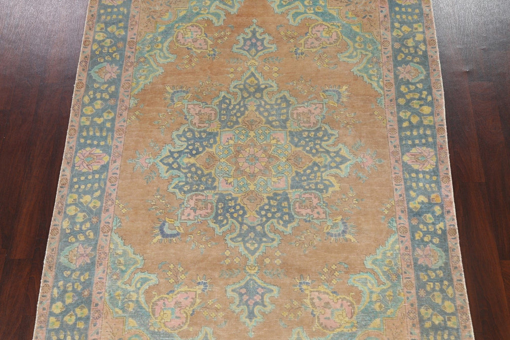 Floral Tabriz Persian Area Rug 6x9