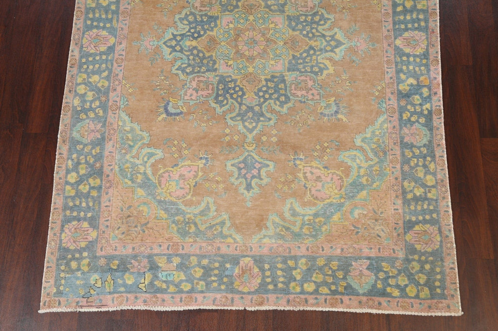 Floral Tabriz Persian Area Rug 6x9