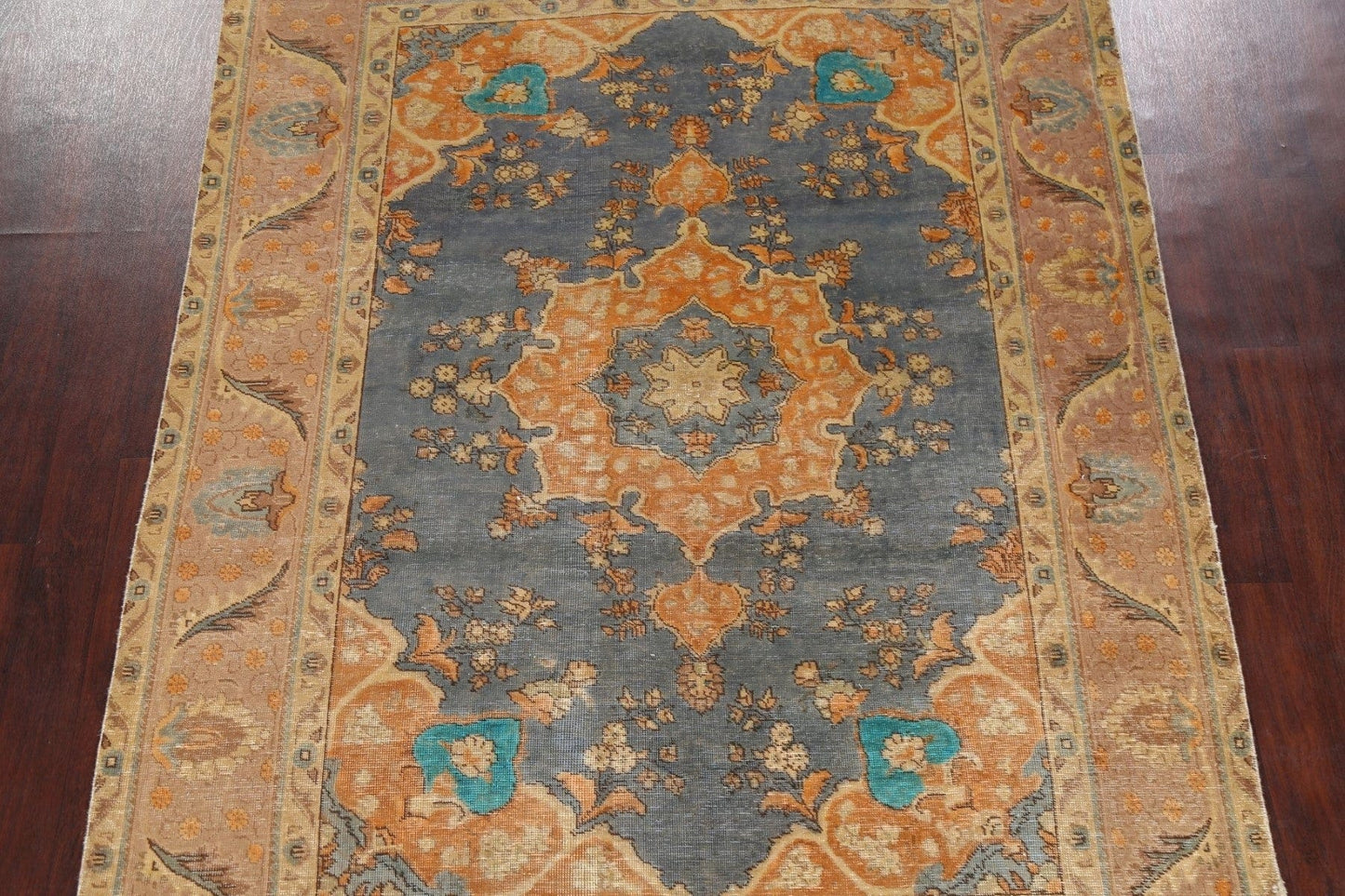 Floral Tabriz Persian Area Rug 6x9