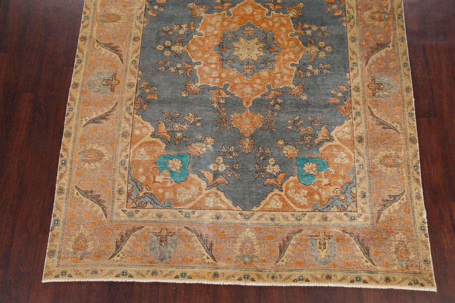 Floral Tabriz Persian Area Rug 6x9