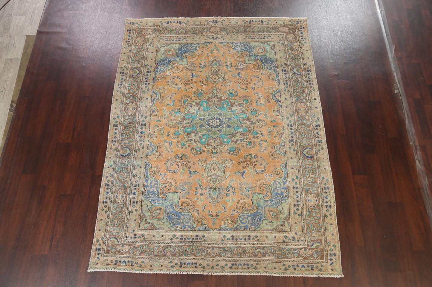 Floral Mashad Persian Area Rug 6x9