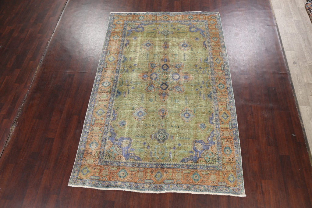 Geometric Tabriz Persian Area Rug 6x10