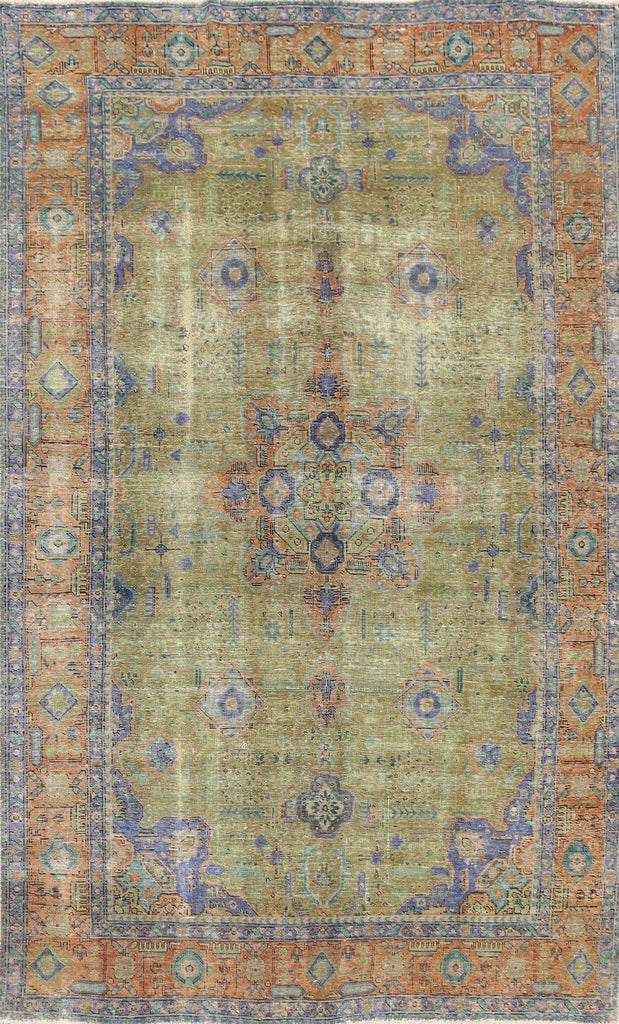 Geometric Tabriz Persian Area Rug 6x10