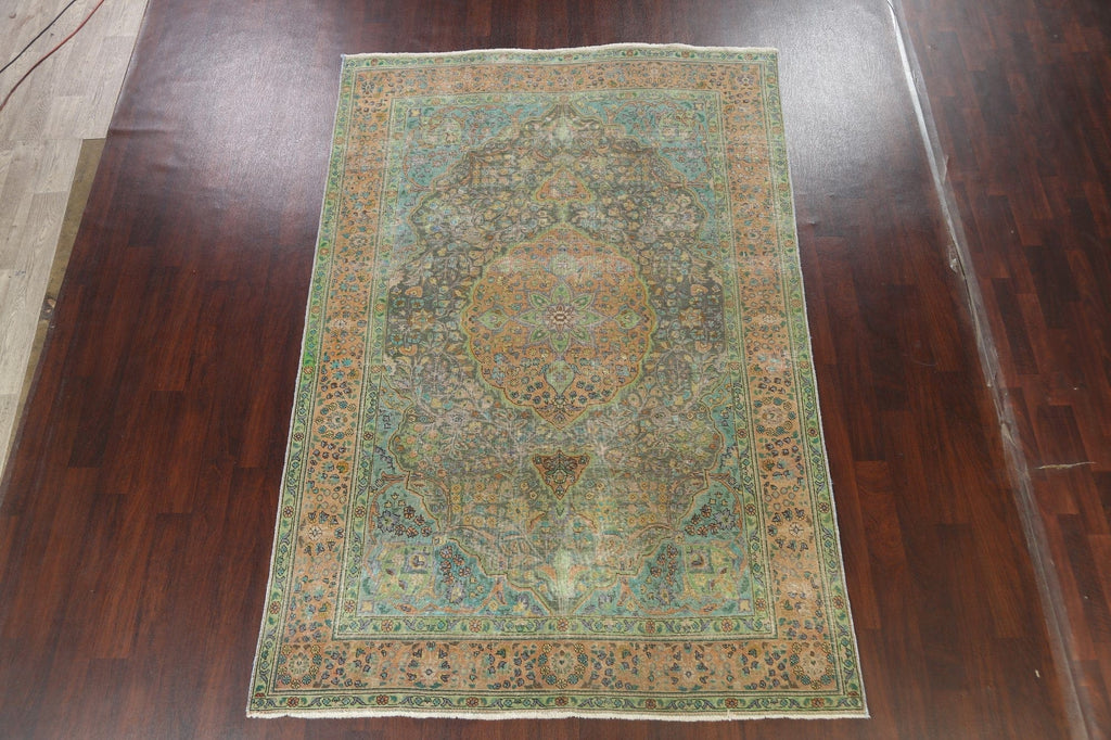 Floral Tabriz Persian Area Rug 7x10