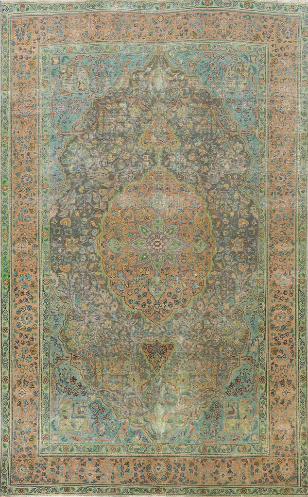 Floral Tabriz Persian Area Rug 7x10